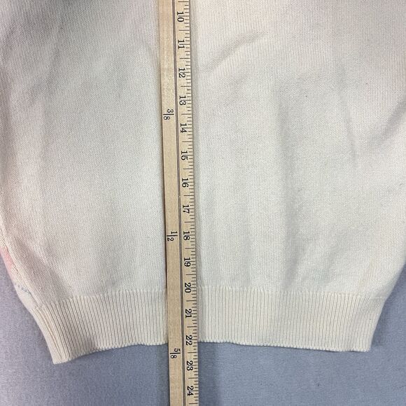 VTG Strathsbey Cashmere Argyle Sweater, Light Acedemia Soft Girl 60s Size M‎ - Picture 6 of 6